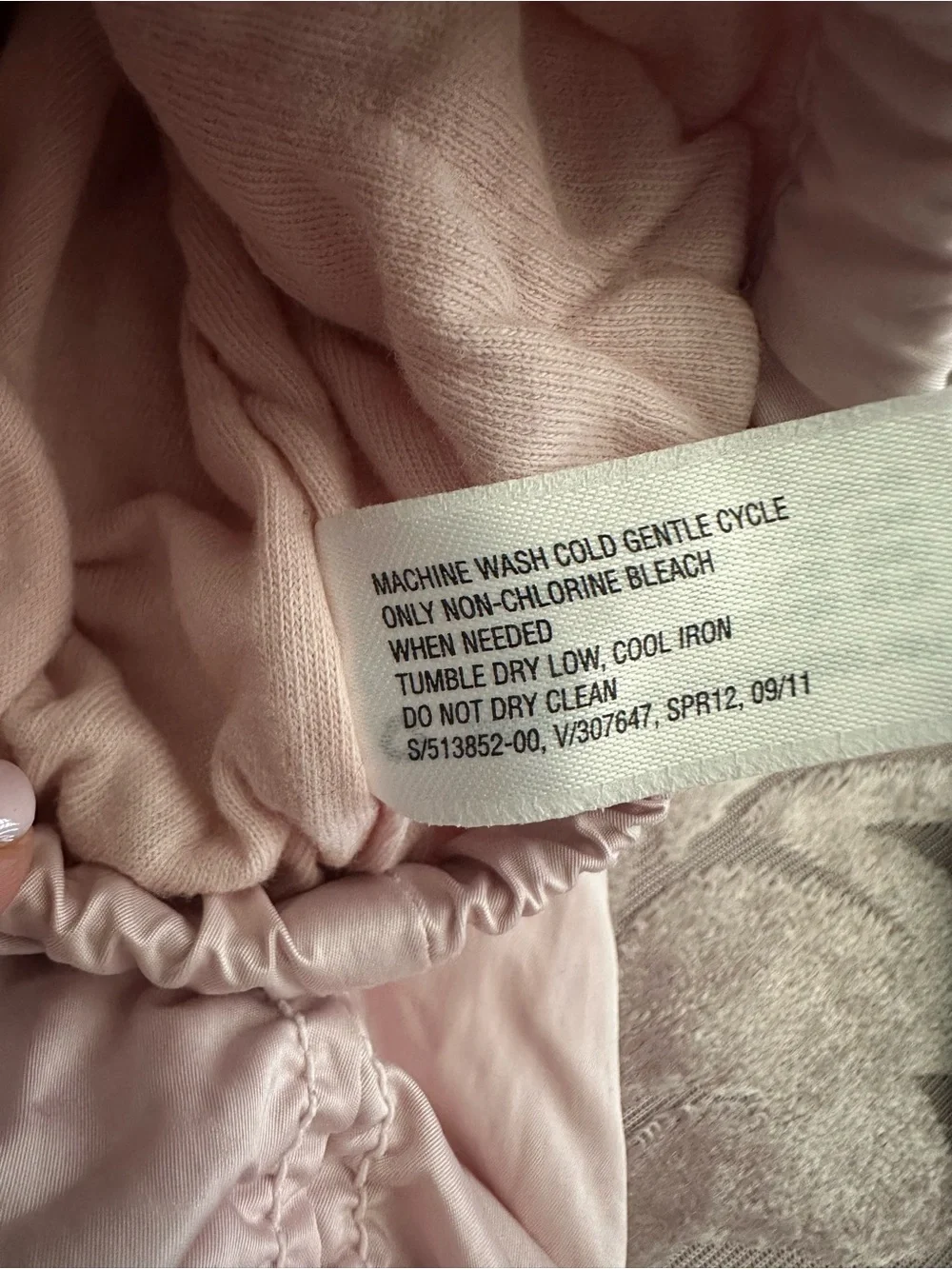 GAP Girls' Pale Soft Pink Hooded Jacket